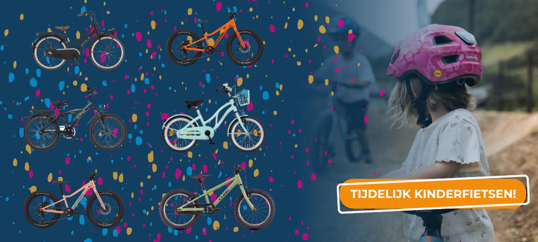 Kinderfietsen bij terwijde